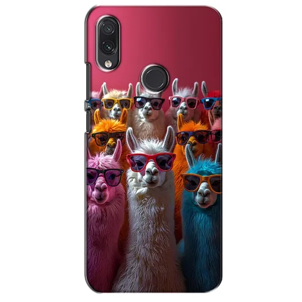 Чехол с принтом «Ламы в очках» для Samsung Galaxy M01s