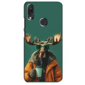 Чехол с принтом «Лось с кофе» для Samsung Galaxy M01s