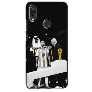 Чехлы для Sansung Galaxy M01s (Leo чемпион) (AlphaPrint) (Месси в накидке)