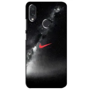 Чехол для Sansung Galaxy M01s - с принтом Найк (AlphaPrint) (Найк красный)
