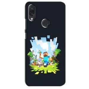 Чохол Майнкрафт на Sansung Galaxy M01s (AlphaPrint) Minecraft (персонажі Minecraft)