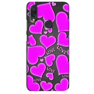 Чехлы для любимой на Самсунг М01с (VPrint) (Pink hearts)