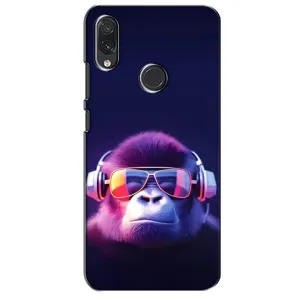 Чехол с Обезьянами Sansung Galaxy M01s - (AlphaPrint) (Стильная обезьяна)