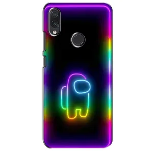 Чехол Амонг Ас для Sansung Galaxy M01s (AlphaPrint) (Яркий скин)