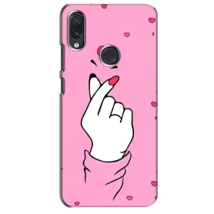 Чехол с принтом для Sansung Galaxy M01s (AlphaPrint - Знак сердечка)