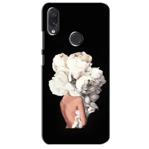 Чехлы (ART) Цветы на Sansung Galaxy M10s (VPrint) (Білі квіти)