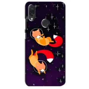 Чохли з картинкою Лисичка для Sansung Galaxy M10s (VPrint) (Лисички космонавти)