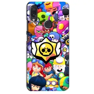 Чехол для Sansung Galaxy M10s Бравл Старс (VPrint) (Лого Brawl Stars)