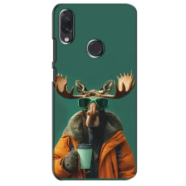 Чохол з принтом «Лось з кавою» для Samsung Galaxy M10s Чохол з принтом «Лось з кавою» для Samsung Galaxy M10s