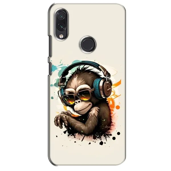 Чехол с принтом «Макака в наушниках» для Samsung Galaxy M10s