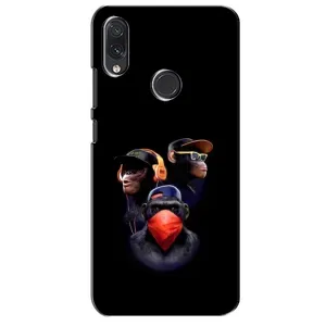 Чехол с Обезьянами Sansung Galaxy M10s - (AlphaPrint) (Три обезьяны)