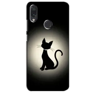 Чохол з принтом для Sansung Galaxy M10s (AlphaPrint) Модні коти (Силует котика)