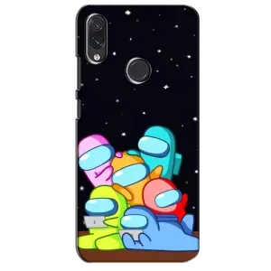 Чохли Амонг Ас для Sansung Galaxy M10s (AlphaPrint) (Скіни в космосі)