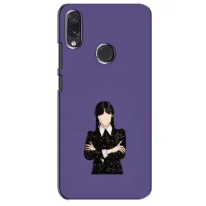 Чохли Венсдей на Sansung Galaxy M10s Уенсдей (AlphaPrint) (Венздей у чорному)