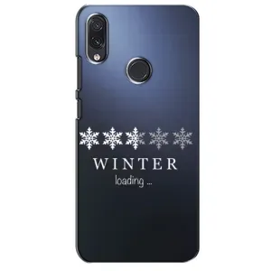 Зимні Чохли для Самсунг Ґелексі М10с - прозорий фон (Winter loading)