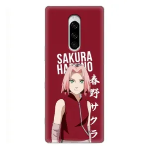 Чехлы Персонажи Аниме Наруто для Sony Xperia 1 (AlphaPrint) (Аниме Сакура)