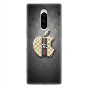 Чехлы ГУЧЧИ для Сони Хпериа 1 (AlphaPrint) (Apple gucci)