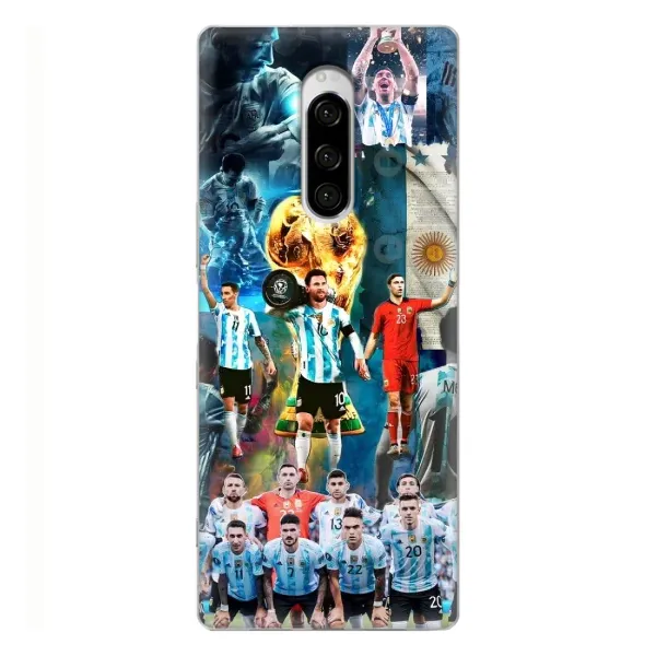 Чохол з принтом «Аргентина Мессі» для Sony Xperia 1 Чохол з принтом «Аргентина Мессі» для Sony Xperia 1