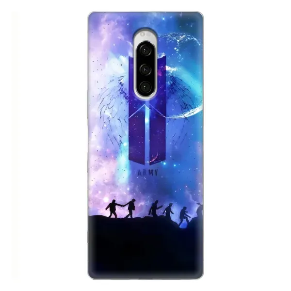Чохол з принтом «Army BTS» для Sony Xperia 1 Чохол з принтом «Army BTS» для Sony Xperia 1