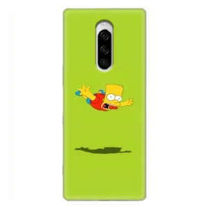 Чjхол з Сімпсонами для Sony Xperia 1 (VPrint) (Барт Сімпсон)