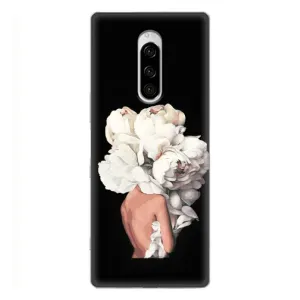 Чехлы (ART) Цветы на Sony Xperia 1 (VPrint) (Білі квіти)