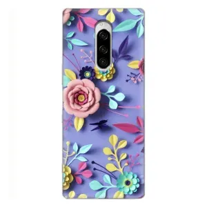 Чохли з квітами для Sony Xperia 1 (VPrint) (Дизайн квітів)