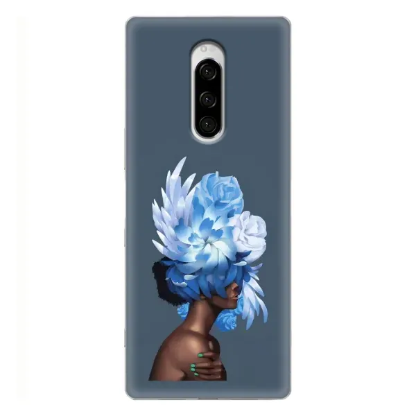 Чехол с принтом «Цветы на голове» для Sony Xperia 1 Чехол с принтом «Цветы на голове» для Sony Xperia 1