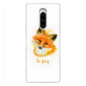 Чохли з картинкою Лисичка для Sony Xperia 1 (VPrint) (Дівчинка Лиса)