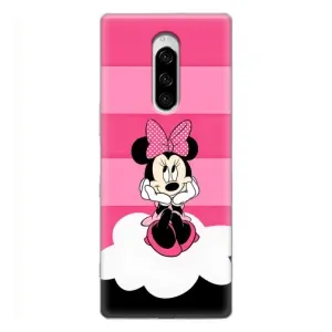 Міккі Маус чохол для Sony Xperia 1 (AlphaPrint - Мультяшні) (Дівчинка Maus)