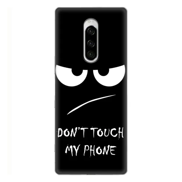 Чехол с принтом «Dont Touch» для Sony Xperia 1 Чехол с принтом «Dont Touch» для Sony Xperia 1