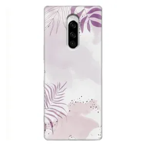 Чохол з принтом «Фіолетове листя» для Sony Xperia 1