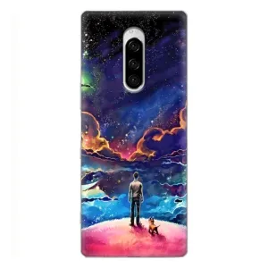 Космічні Чохли для Sony Xperia 1 (VPrint) (Вид Галактики)