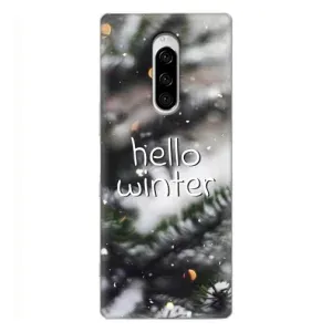 Новогодние, Праздничные Чехлы для Sony Xperia 1 - 2024 год (Hello winter)