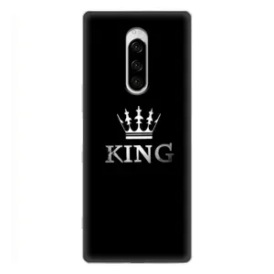 Чехол с Короной Сони Хпериа 1 - (AlphaPrint) (KING)