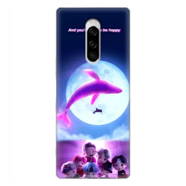 Чохол з принтом «КИТ BTS» для Sony Xperia 1 Чохол з принтом «КИТ BTS» для Sony Xperia 1