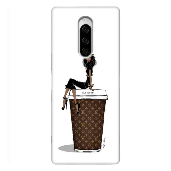 Чохол з принтом «кава LOUIS VUITTON» для Sony Xperia 1