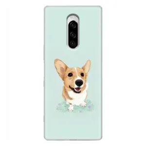Чохли з собаками для Sony Xperia 1 (VPrint) (Коргі)