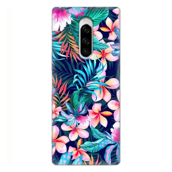 Чехол с принтом «Красочные цветы» для Sony Xperia 1 Чехол с принтом «Красочные цветы» для Sony Xperia 1