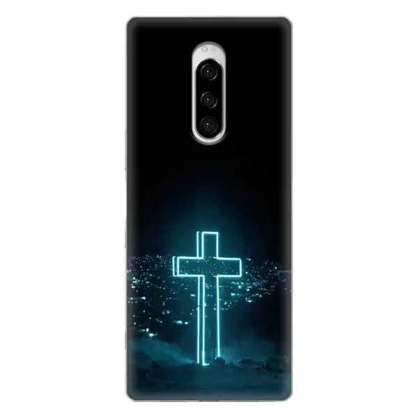 Чохол з принтом «Хрест і місто» для Sony Xperia 1 Чохол з принтом «Хрест і місто» для Sony Xperia 1