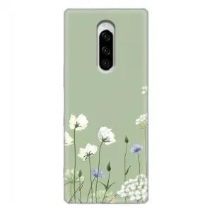 Чохол з принтом «Квіти на зеленому» для Sony Xperia 1