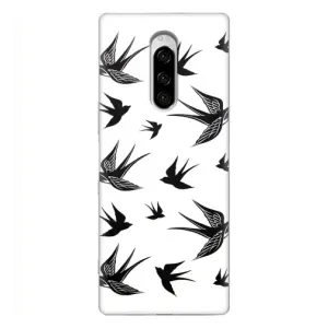 Чохол з пташками на Sony Xperia 1 (VPrint) (Ластівки)