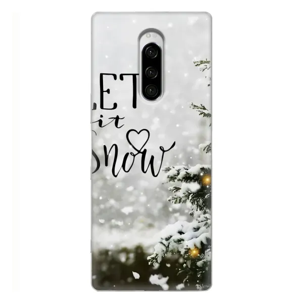 Чехол с принтом «Let it snow» для Sony Xperia 1