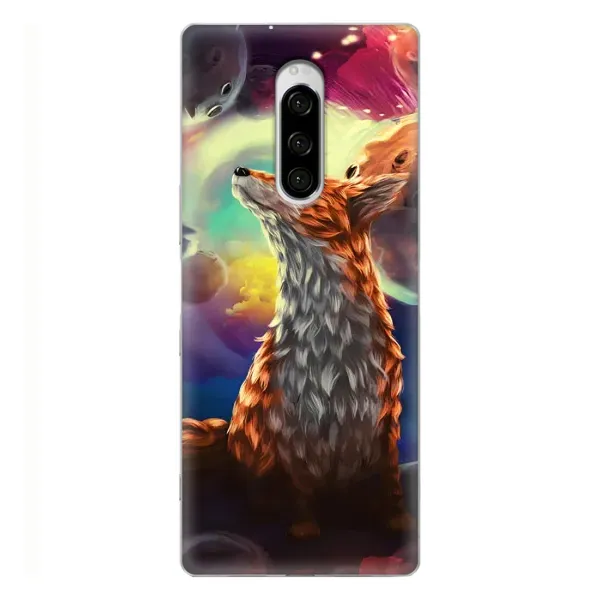 Чехол с принтом «Лисица в космосе» для Sony Xperia 1