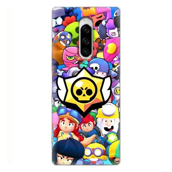 Чохол з принтом «Лого Brawl Stars» для Sony Xperia 1