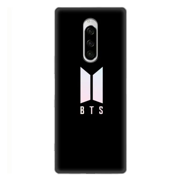 Чохол з принтом «Лого BTS» для Sony Xperia 1 Чохол з принтом «Лого BTS» для Sony Xperia 1