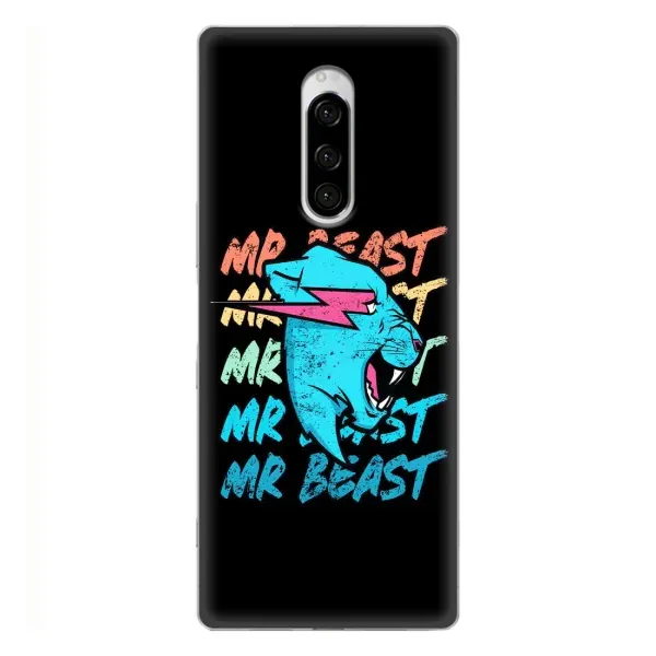 Чохол з принтом «logo Mr beast» для Sony Xperia 1 Чохол з принтом «logo Mr beast» для Sony Xperia 1