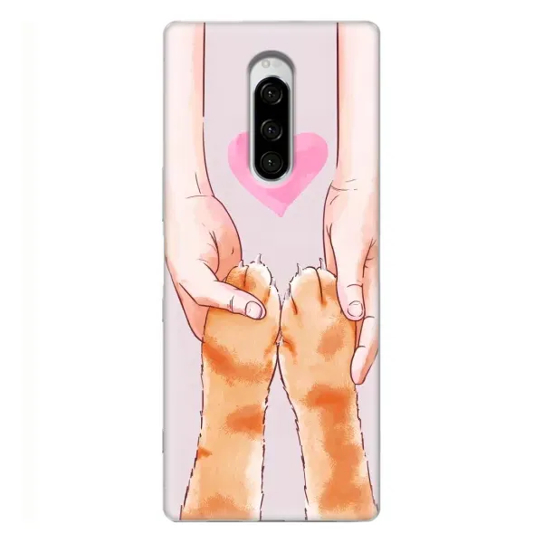 Чехол с принтом «Любовь к котикам» для Sony Xperia 1 Чехол с принтом «Любовь к котикам» для Sony Xperia 1