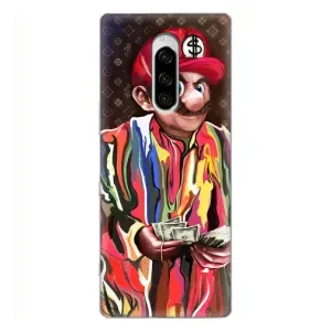 Брендновые Чехлы для Sony Xperia 1 - (PREMIUMPrint) (Mario LV)
