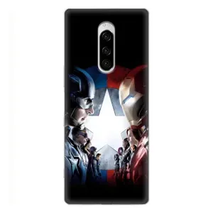 Чохли з героями Марвел Sony Xperia 1 (VPrint) (Марвел стайл)
