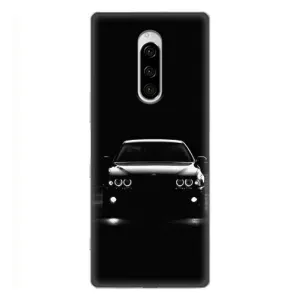 Чехол для Сони Хпериа 1 - с принтом БМВ (AlphaPrint) (Машина BMW)